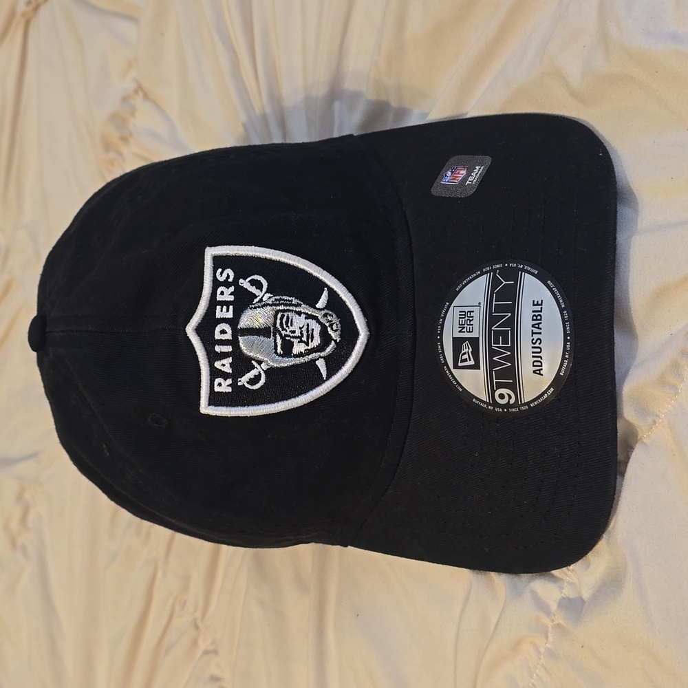 New Era NFL Raiders 9Twenty Adjustable Cap, Black